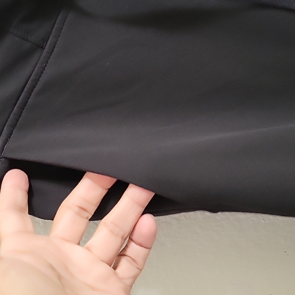 Athleta Midtown mid- rise trouser wide leg black athletic pants women's size 0 - Picture 4 of 15